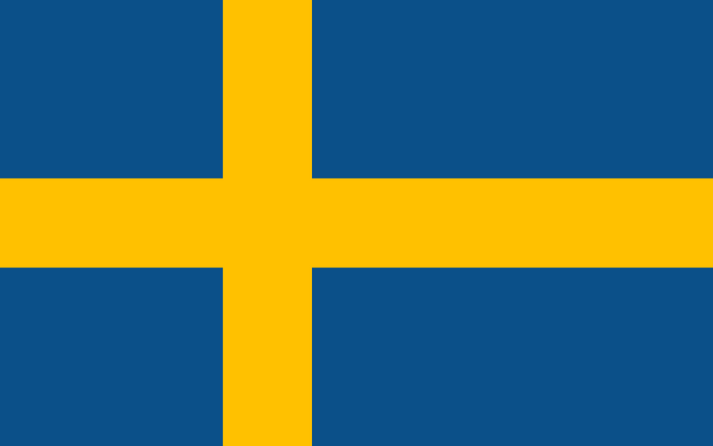 Sweden 3'X5' Flag Rough Tex® 68D Nylon