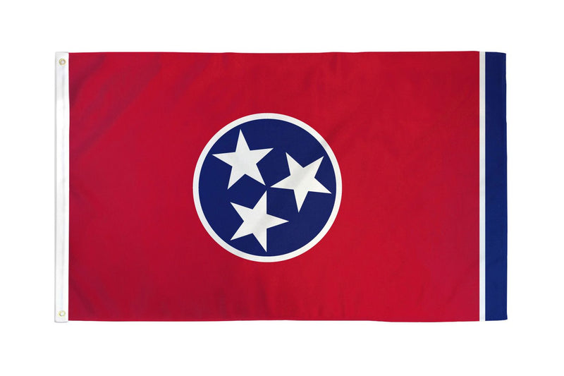 Tennessee 12"x18" State Flag (With Grommets) ROUGH TEX® 68D Nylon