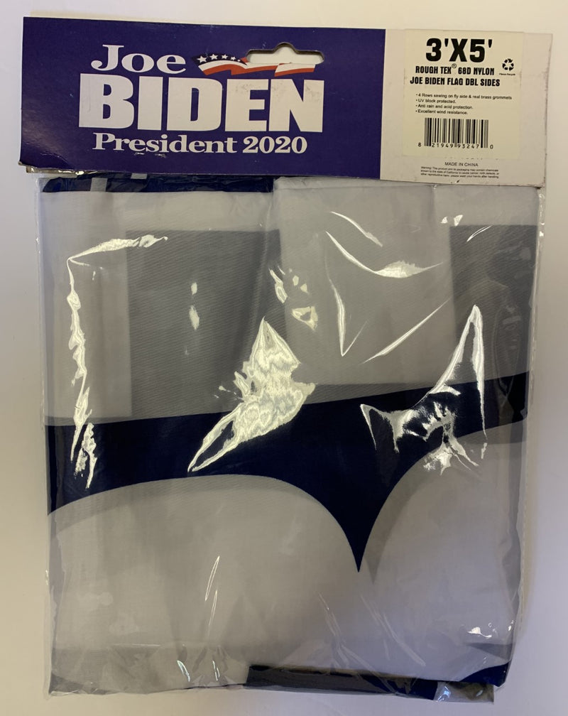 Joe Biden Democratic Party 2020 Presidential Blue Double Sided Flag Banner 3'X5' DuraLite® 68D Nylon