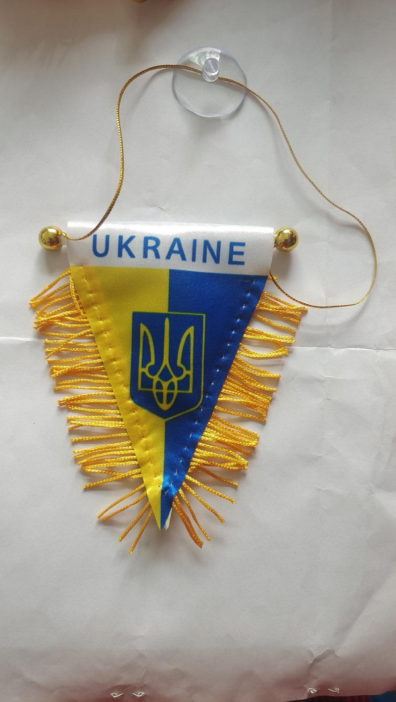 Trident Ukraine Pennant Flag Mini Banner