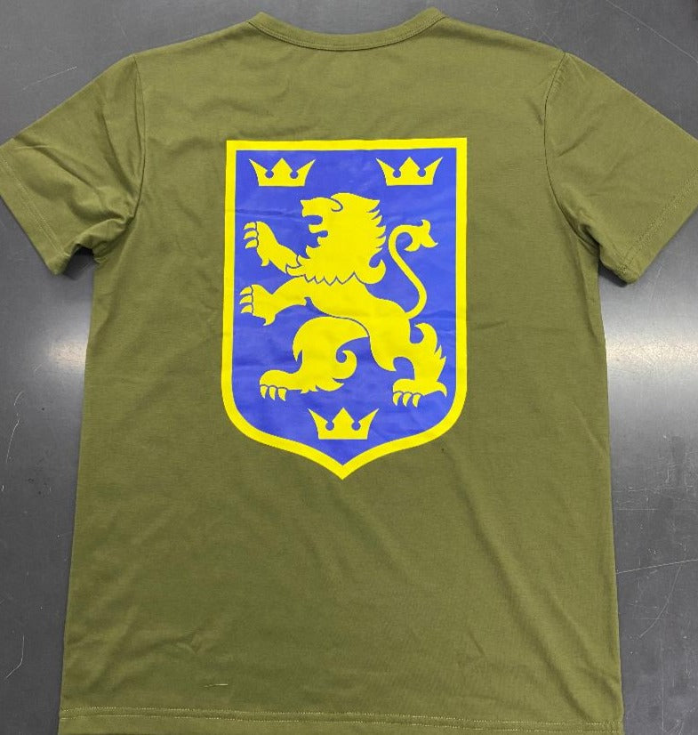 Ukraine Official Commander in Chief & Royal Crest Rough Tex® Cotton Military Shirt Size Large