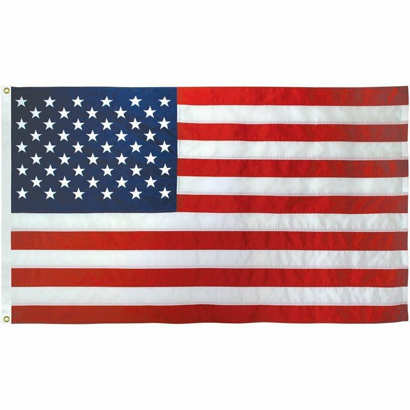 USA Embroidered Nylon 3'X5' Flag Rough Tex® 150D