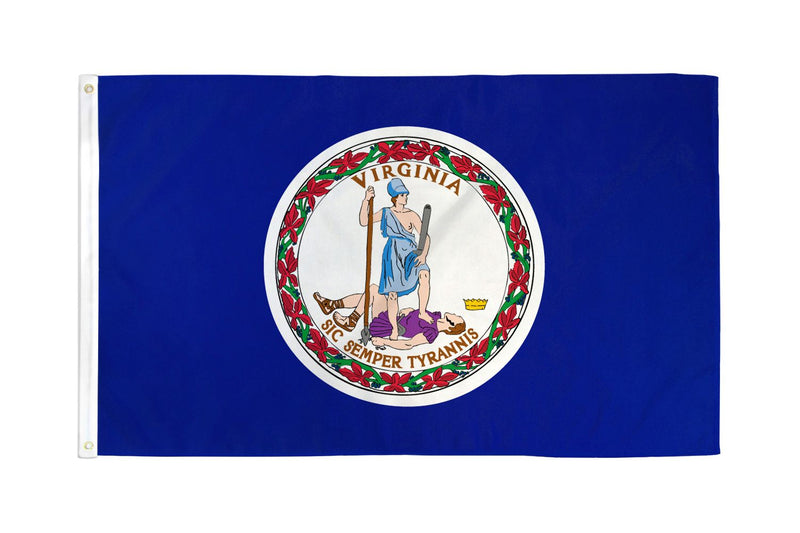 Virginia 6'x10' State Flag ROUGH TEX® 68D