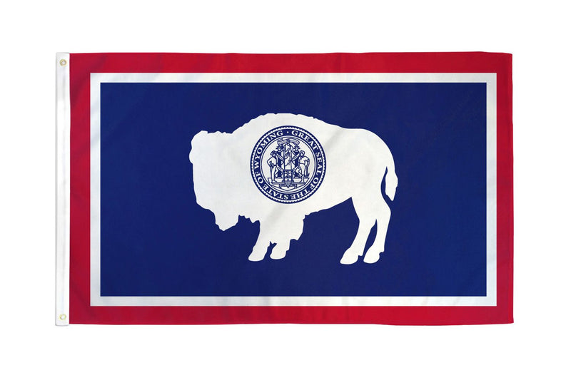 Wyoming 3'X5' State Flag ROUGH TEX® 68D Nylon